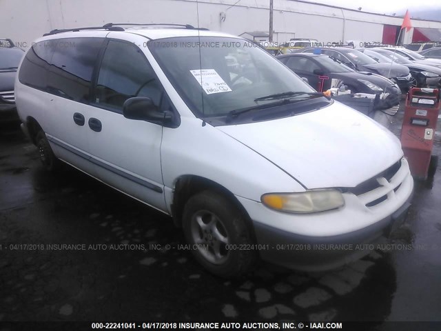 2P4GP24R2WR596916 - 1998 PLYMOUTH GRAND VOYAGER  WHITE photo 1
