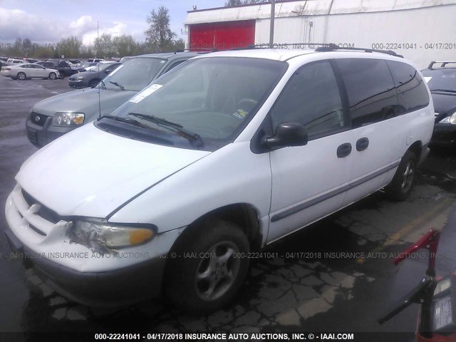 2P4GP24R2WR596916 - 1998 PLYMOUTH GRAND VOYAGER  WHITE photo 2