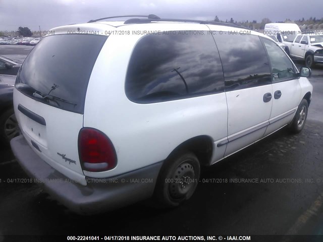 2P4GP24R2WR596916 - 1998 PLYMOUTH GRAND VOYAGER  WHITE photo 4