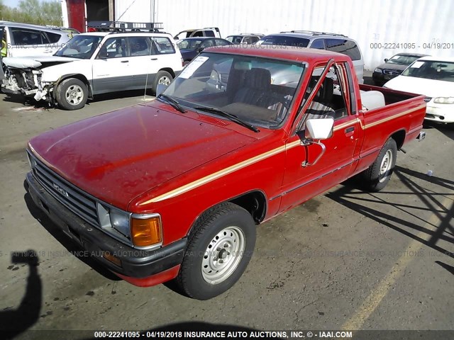 JT4RN50R9F0056466 - 1985 TOYOTA PICKUP 1/2 TON RN50 RED photo 2