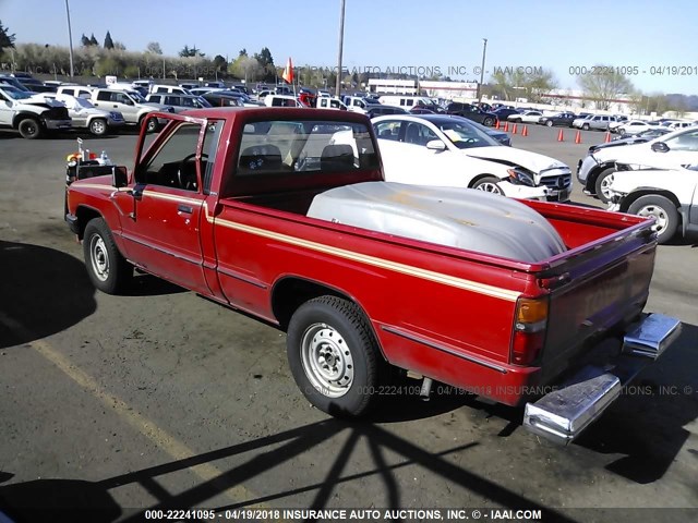 JT4RN50R9F0056466 - 1985 TOYOTA PICKUP 1/2 TON RN50 RED photo 3