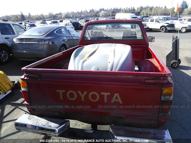 JT4RN50R9F0056466 - 1985 TOYOTA PICKUP 1/2 TON RN50 RED photo 8