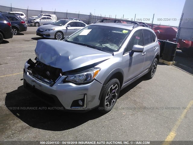 JF2GPABC7G8330626 - 2016 SUBARU CROSSTREK PREMIUM SILVER photo 2