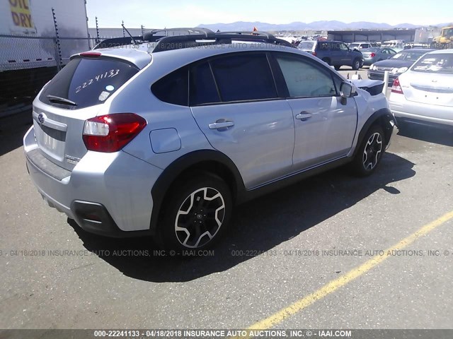 JF2GPABC7G8330626 - 2016 SUBARU CROSSTREK PREMIUM 银色 照片 4