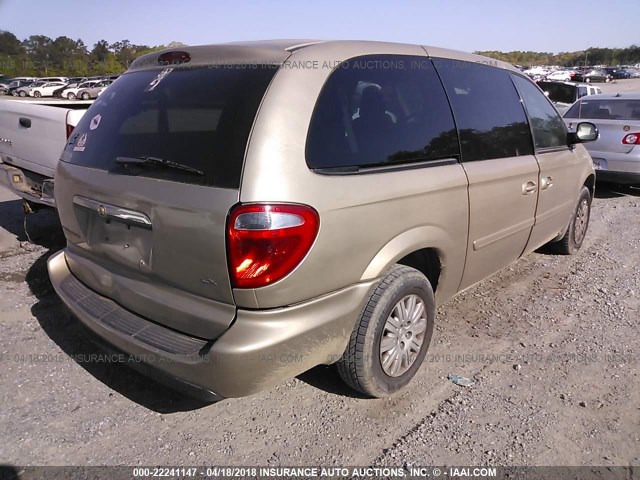 2C4GP44R75R491352 - 2005 CHRYSLER TOWN & COUNTRY LX GOLD photo 4