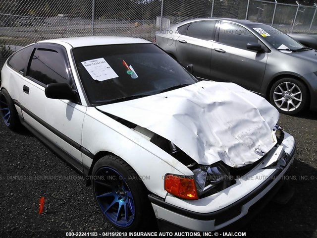 JHMED8351JS005745 - 1988 HONDA CIVIC CRX DX WHITE photo 1