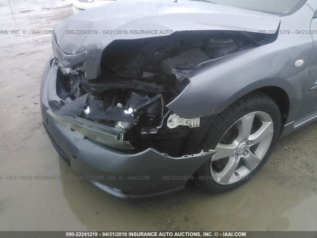 JM1BK343061516712 - 2006 MAZDA 3 HATCHBACK GRAY photo 6