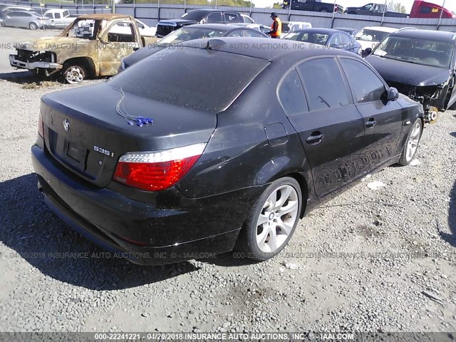 WBANW13568CZ73537 - 2008 BMW 535 I BLACK photo 4