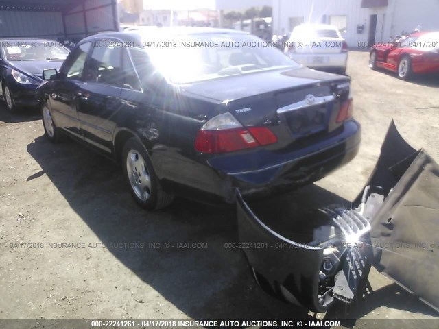 4T1BF28B04U362543 - 2004 TOYOTA AVALON XL/XLS BLACK photo 3