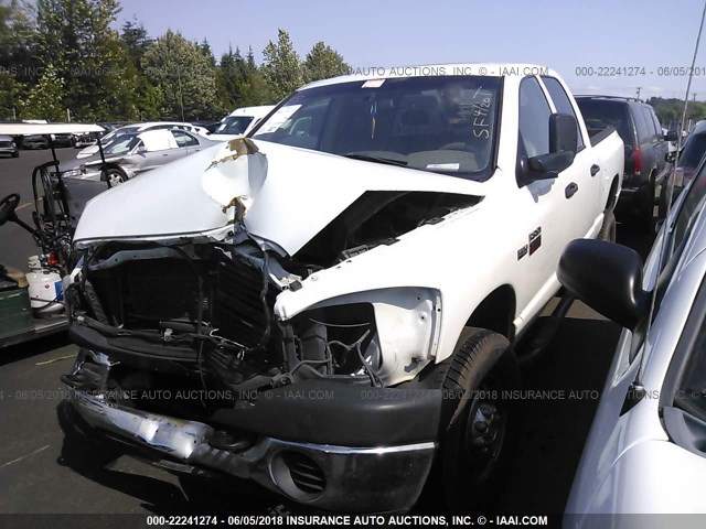 1D7KS28D77J547427 - 2007 DODGE RAM 2500 ST/SLT WHITE photo 2