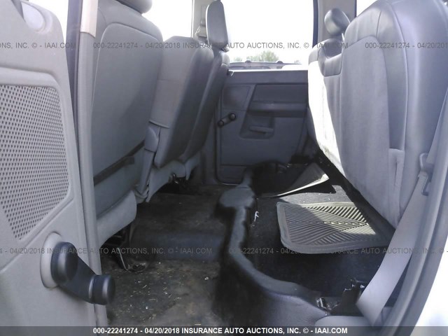 1D7KS28D77J547427 - 2007 DODGE RAM 2500 ST/SLT თეთრი ფოტო 8