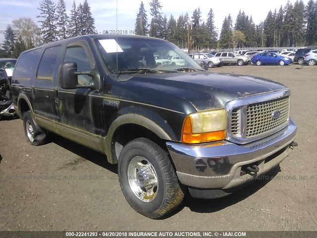 1FMNU43S2YEE34283 - 2000 FORD EXCURSION LIMITED BLACK photo 1