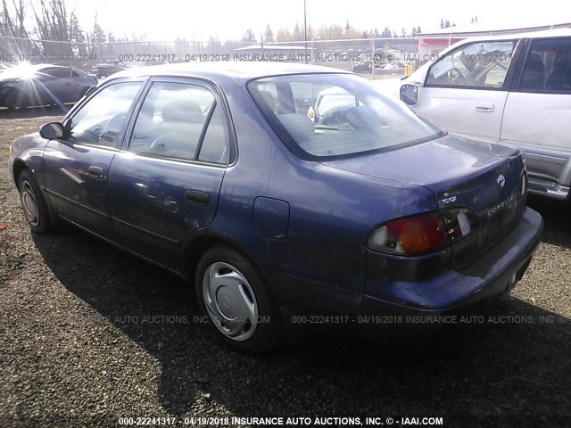 1NXBR12E4YZ405579 - 2000 TOYOTA COROLLA VE/CE/LE BLUE photo 3