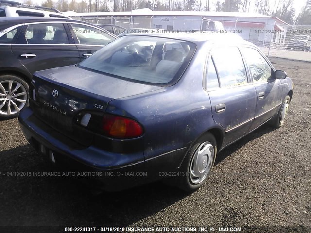 1NXBR12E4YZ405579 - 2000 TOYOTA COROLLA VE/CE/LE 蓝色 照片 4