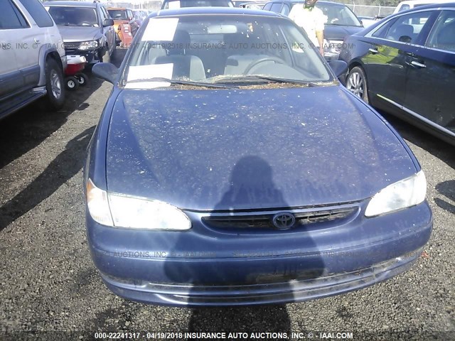 1NXBR12E4YZ405579 - 2000 TOYOTA COROLLA VE/CE/LE BLUE photo 6