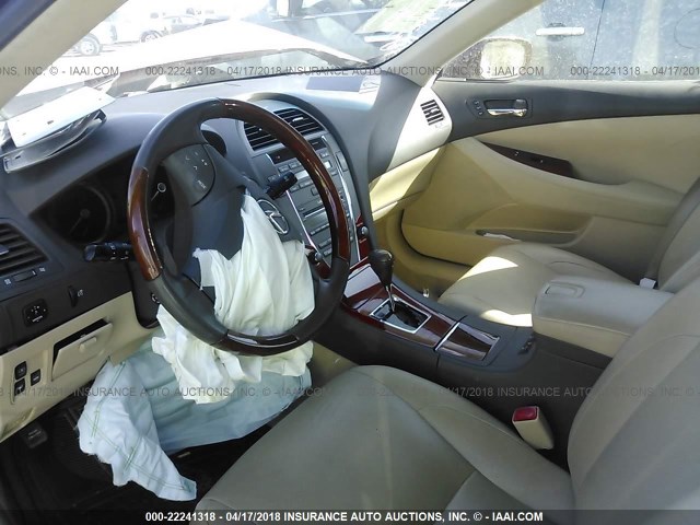 JTHBJ46G782207162 - 2008 LEXUS ES 350 BURGUNDY photo 5