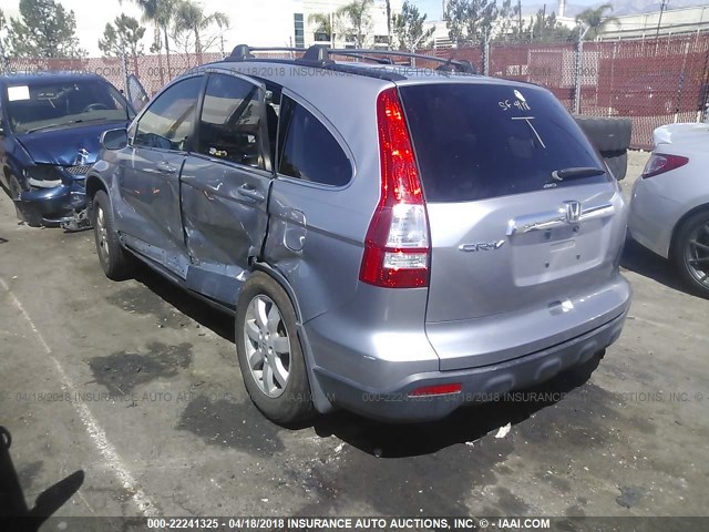 JHLRE48797C085398 - 2007 HONDA CR-V EXL SILVER photo 3