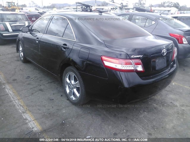 4T1BF3EK6AU071504 - 2010 TOYOTA CAMRY SE/LE/XLE BLACK photo 3