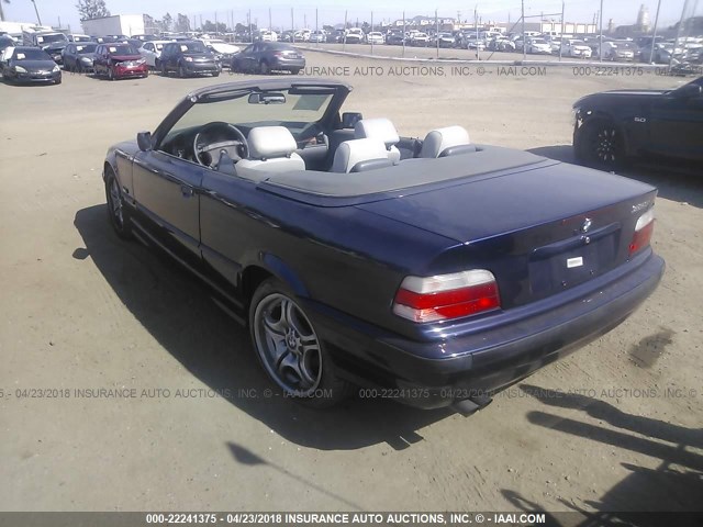 WBABK8320TET93968 - 1996 BMW 328 IC AUTOMATIC BLUE photo 3