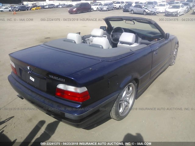 WBABK8320TET93968 - 1996 BMW 328 IC AUTOMATIC BLUE photo 4