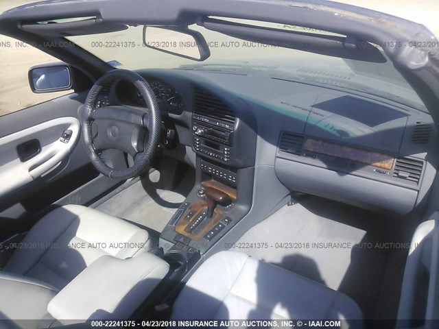 WBABK8320TET93968 - 1996 BMW 328 IC AUTOMATIC BLUE photo 5
