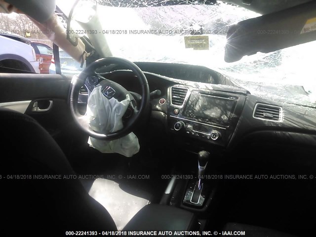 2HGFB2F96EH523503 - 2014 HONDA CIVIC EXL 黑色 照片 5