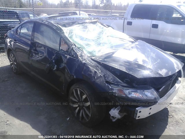 2HGFB2F96EH523503 - 2014 HONDA CIVIC EXL 黑色 照片 6