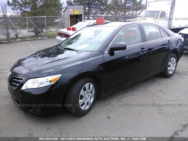 4T4BF3EK5BR093145 - 2011 TOYOTA CAMRY SE/LE/XLE 黑色 照片 2