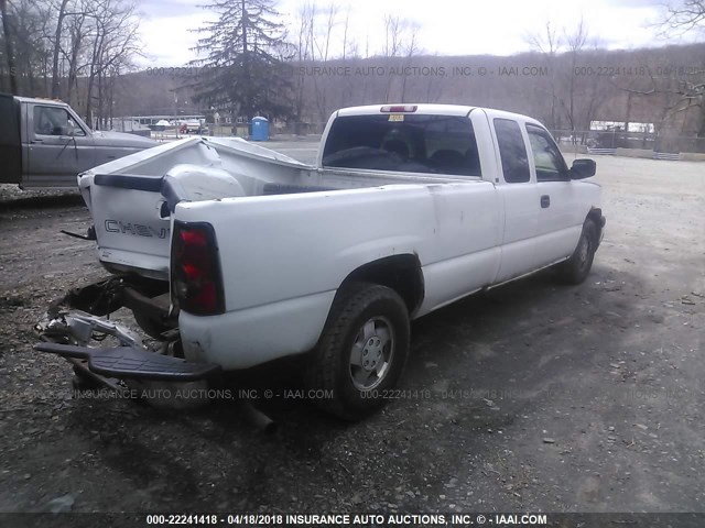 1GCEC19V64E107211 - 2004 CHEVROLET SILVERADO C1500 WHITE photo 4