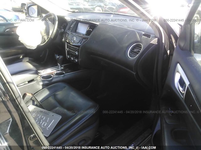 5N1AR2MM0DC613660 - 2013 NISSAN PATHFINDER S/SV/SL/PLATINUM 黑色 照片 5
