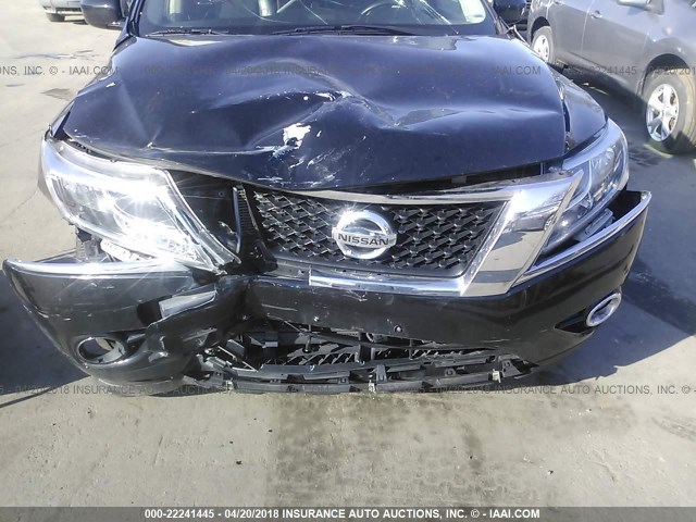 5N1AR2MM0DC613660 - 2013 NISSAN PATHFINDER S/SV/SL/PLATINUM 黑色 照片 6