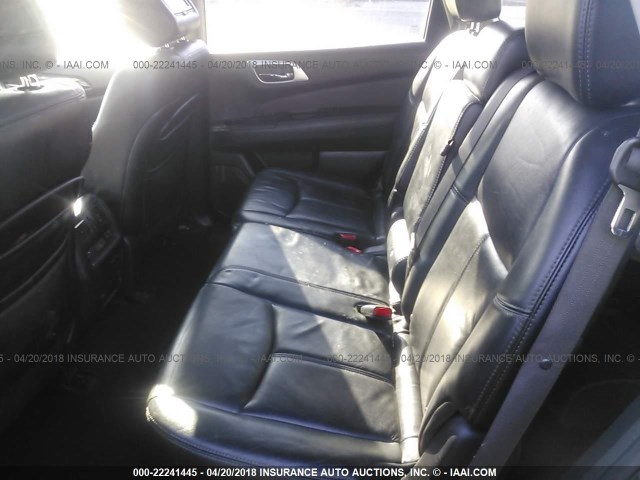 5N1AR2MM0DC613660 - 2013 NISSAN PATHFINDER S/SV/SL/PLATINUM 黑色 照片 8