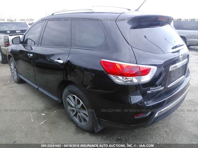 5N1AR2MN8FC679255 - 2015 NISSAN PATHFINDER S/SV/SL/PLATINUM 黑色 照片 3
