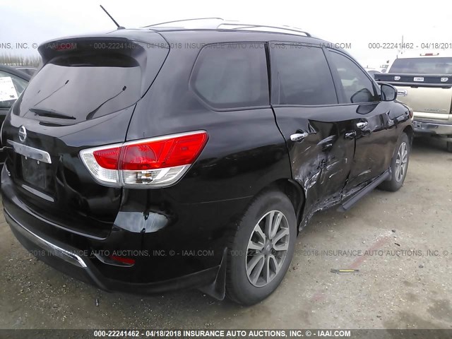 5N1AR2MN8FC679255 - 2015 NISSAN PATHFINDER S/SV/SL/PLATINUM 黑色 照片 4