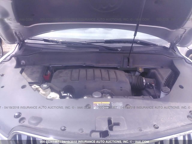 5GAKRCKD5FJ297139 - 2015 BUICK ENCLAVE SILVER photo 10