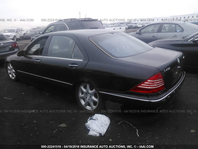 WDBNG83J75A437157 - 2005 MERCEDES-BENZ S 430 4MATIC BLACK photo 3