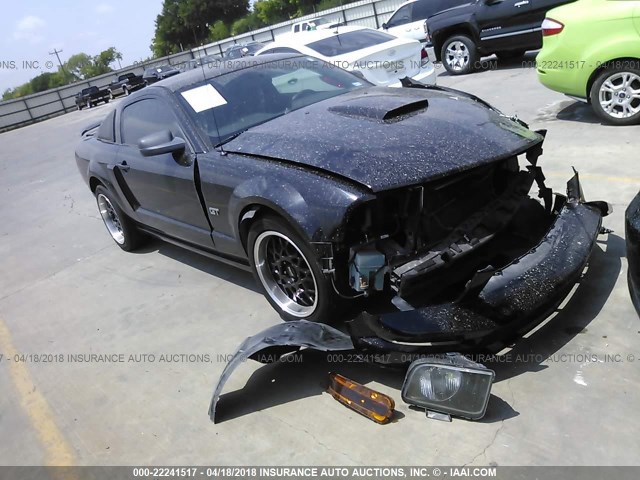 1ZVFT82H765265154 - 2006 FORD MUSTANG GT BLACK photo 1