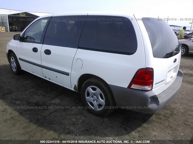 2FTZA54646BA50262 - 2006 FORD FREESTAR WHITE photo 3