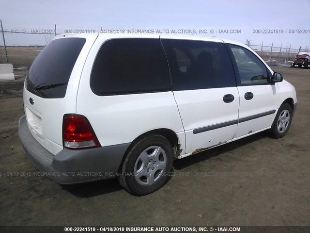 2FTZA54646BA50262 - 2006 FORD FREESTAR WHITE photo 4