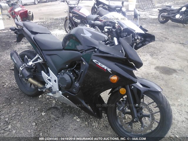 MLHPC4416E5100319 - 2014 HONDA CBR500 R BLACK photo 1