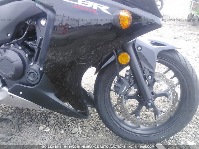 MLHPC4416E5100319 - 2014 HONDA CBR500 R BLACK photo 5