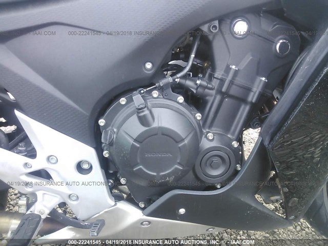 MLHPC4416E5100319 - 2014 HONDA CBR500 R BLACK photo 8