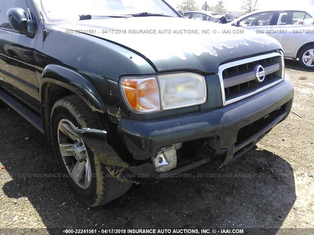 JN8DR09X32W655491 - 2002 NISSAN PATHFINDER LE/SE GREEN photo 6