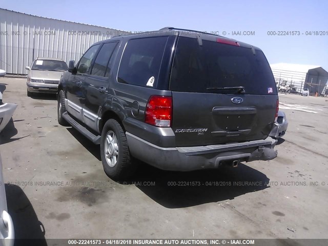 1FMRU15W94LA57635 - 2004 FORD EXPEDITION XLT 灰色 照片 3