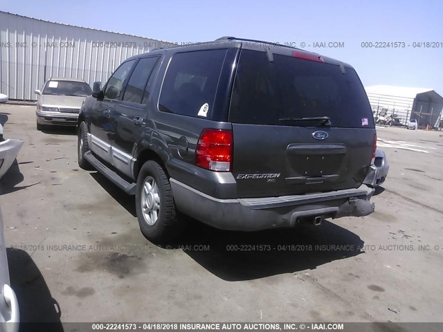 1FMRU15W94LA57635 - 2004 FORD EXPEDITION XLT GRAY photo 3