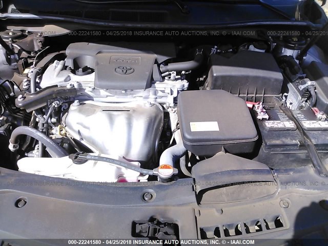 4T1BF1FK3GU568599 - 2016 TOYOTA CAMRY LE/XLE/SE/XSE GRAY photo 10