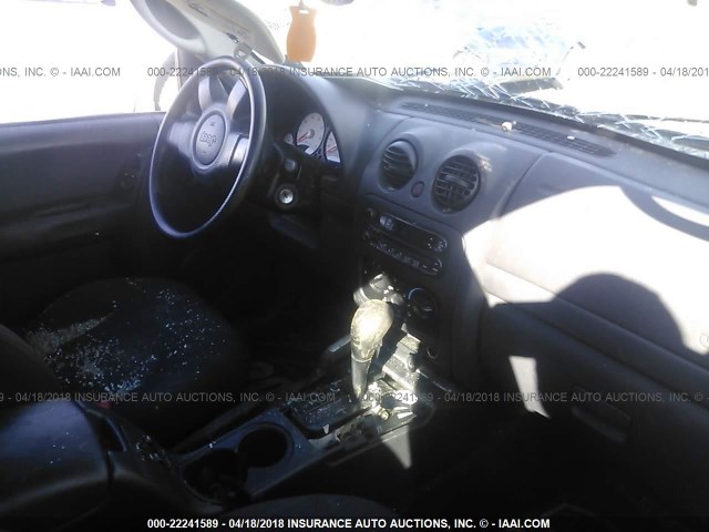 1J4GL48K53W538188 - 2003 JEEP LIBERTY SPORT/FREEDOM ლურჯი ფოტო 5