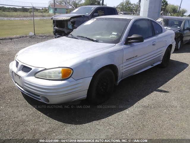 1G2NF12T41M572771 - 2001 PONTIAC GRAND AM SE1 GRAY photo 2