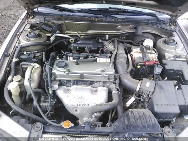 4A3AA46G01E206546 - 2001 MITSUBISHI GALANT ES TAN photo 10