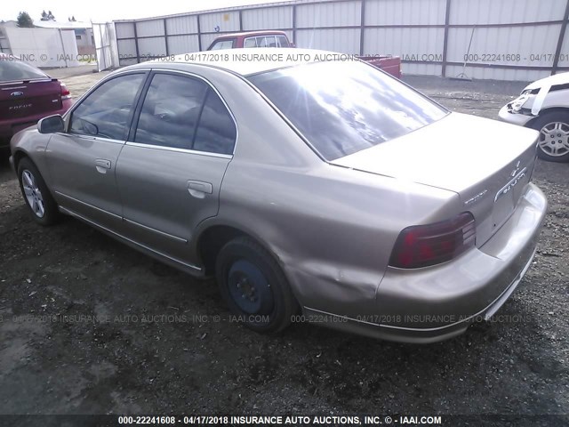 4A3AA46G01E206546 - 2001 MITSUBISHI GALANT ES TAN photo 3